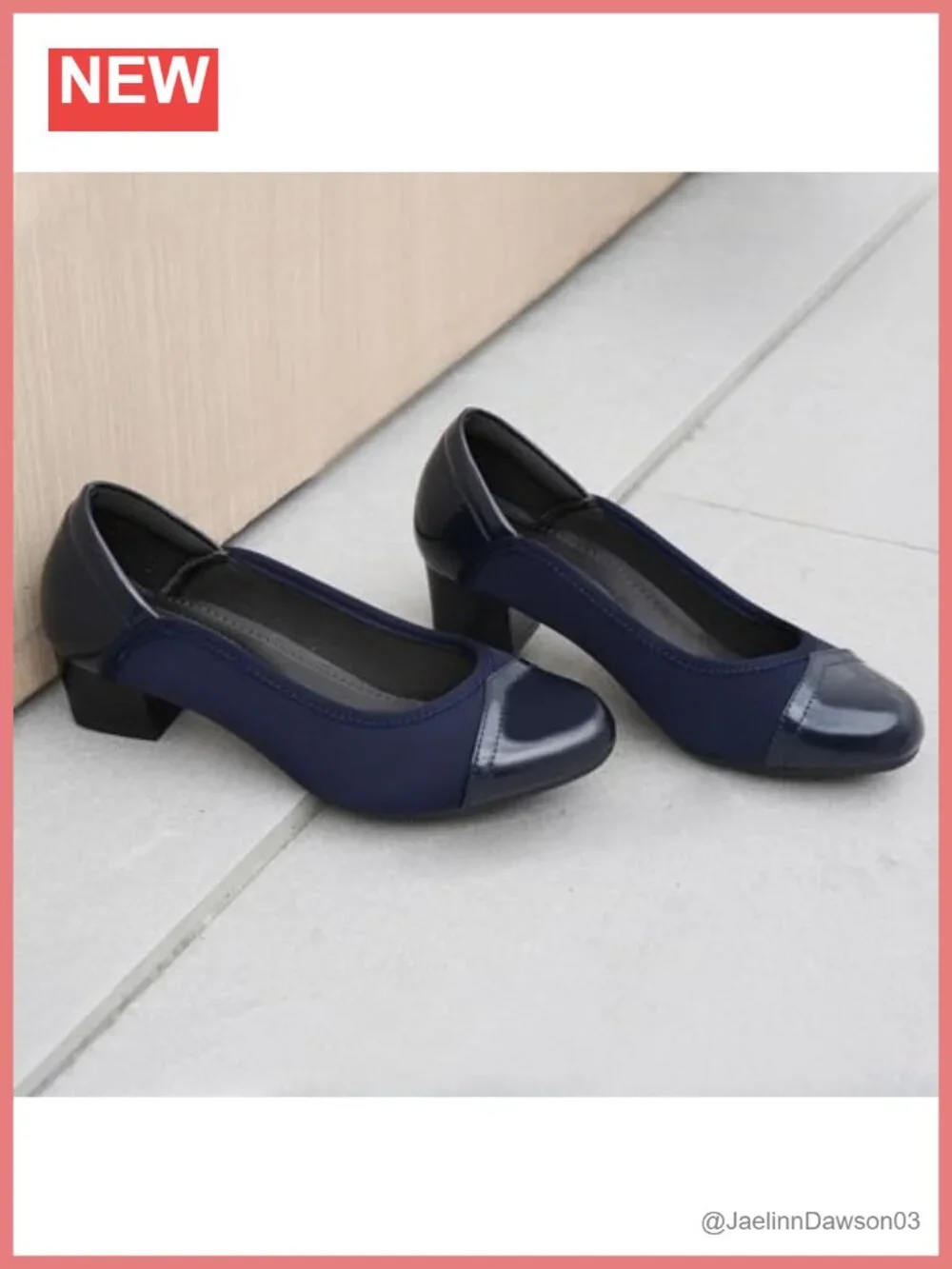 Orthopedic Bunion Dress Shoes Low Heel Slip On Pumps